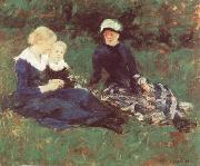 Mary Cassatt On the Meadow oil